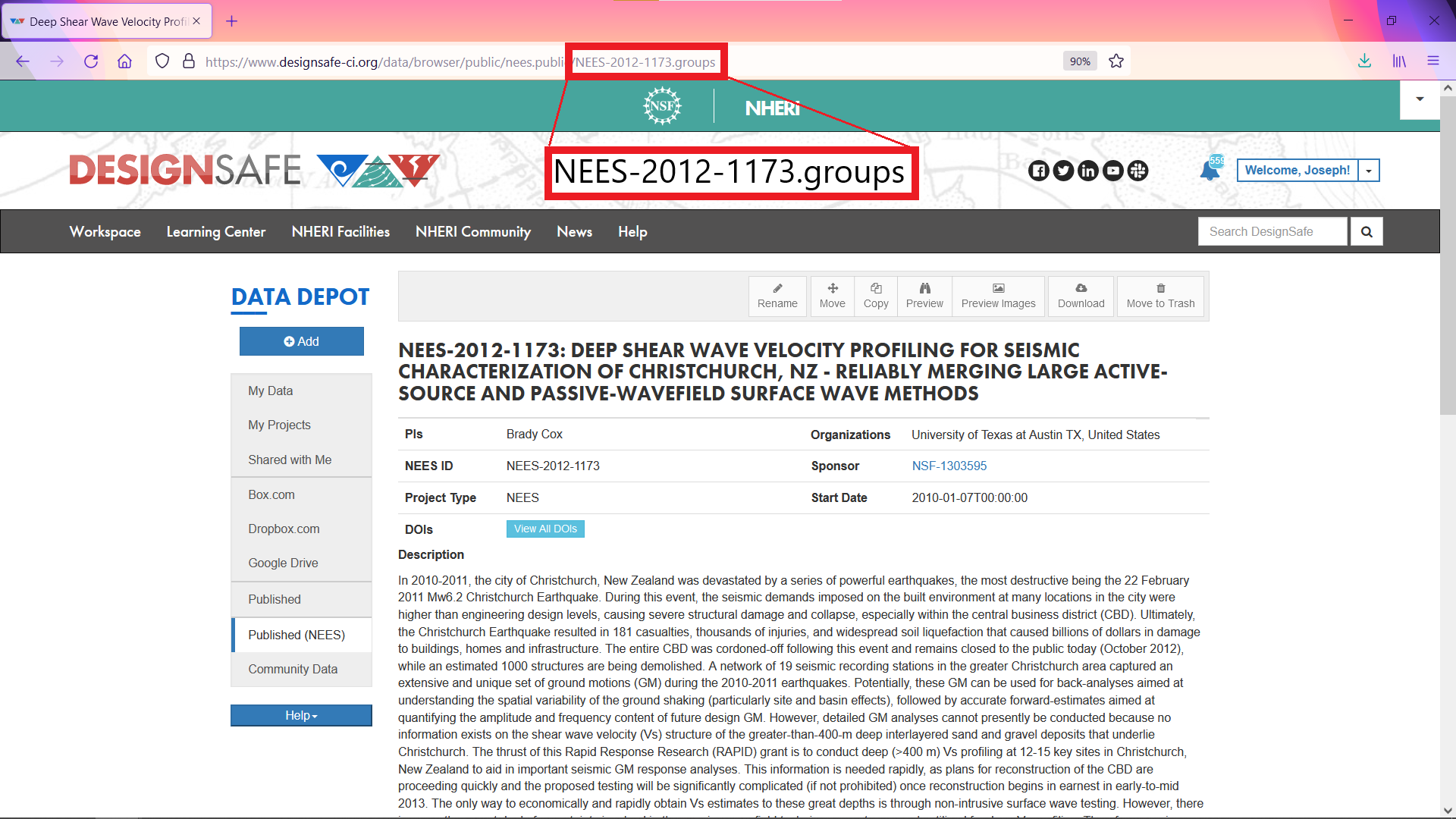 Path to Published (NEES)